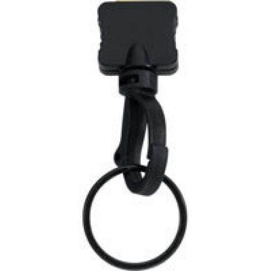 3/4" Stretchy Elastic Lanyard with Plastic Snap-Buckle Release and O-Ring