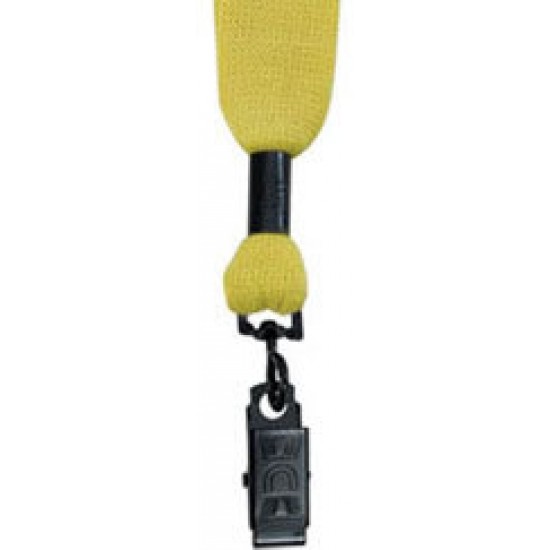 1/2" Polyester Lanyard with Metal Crimp & Split-Ring