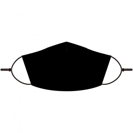 Performance 3 Layer Face Mask w/ Nose Bridge & Adjustable Straps