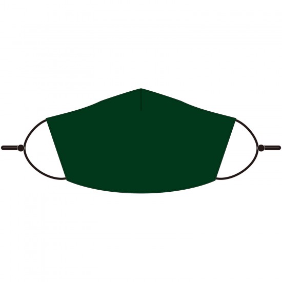Performance 3 Layer Face Mask w/ Nose Bridge & Adjustable Straps