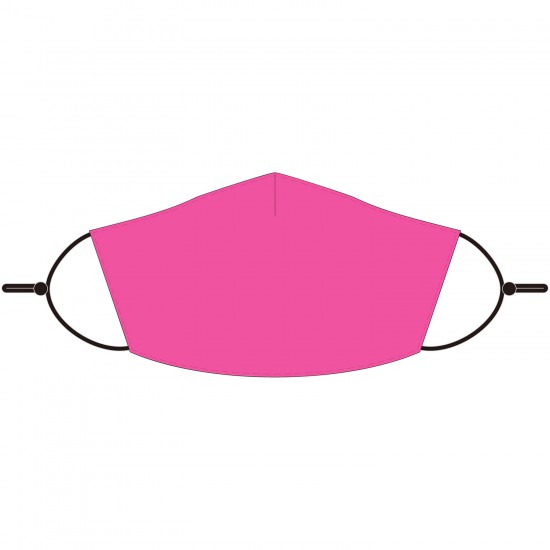 Performance 3 Layer Face Mask w/ Nose Bridge & Adjustable Straps