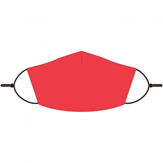 Performance 3 Layer Face Mask w/ Nose Bridge & Adjustable Straps