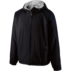 Holloway - Adult Polyester Full Zip Hooded Homefield Jacket