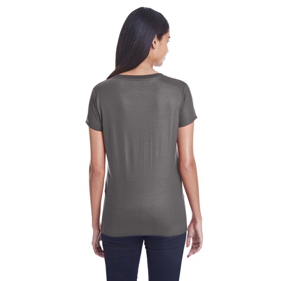Threadfast Apparel - Ladies' Liquid Jersey V-Neck T-Shirt