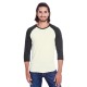 Threadfast Apparel - Unisex Triblend 3/4-Sleeve Raglan