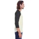 Threadfast Apparel - Unisex Triblend 3/4-Sleeve Raglan