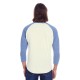 Threadfast Apparel - Unisex Triblend 3/4-Sleeve Raglan