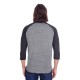 Threadfast Apparel - Unisex Triblend 3/4-Sleeve Raglan