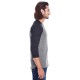 Threadfast Apparel - Unisex Triblend 3/4-Sleeve Raglan