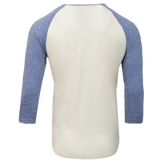 Threadfast Apparel - Unisex Triblend 3/4-Sleeve Raglan