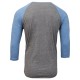 Threadfast Apparel - Unisex Triblend 3/4-Sleeve Raglan