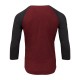 Threadfast Apparel - Unisex Triblend 3/4-Sleeve Raglan