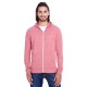 Threadfast Apparel - Unisex Triblend Full-Zip Light Hoodie