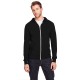 Threadfast Apparel - Unisex Triblend Full-Zip Light Hoodie