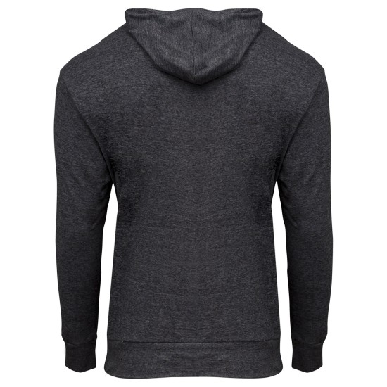 Threadfast Apparel - Unisex Triblend Full-Zip Light Hoodie