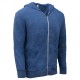 Threadfast Apparel - Unisex Triblend Full-Zip Light Hoodie