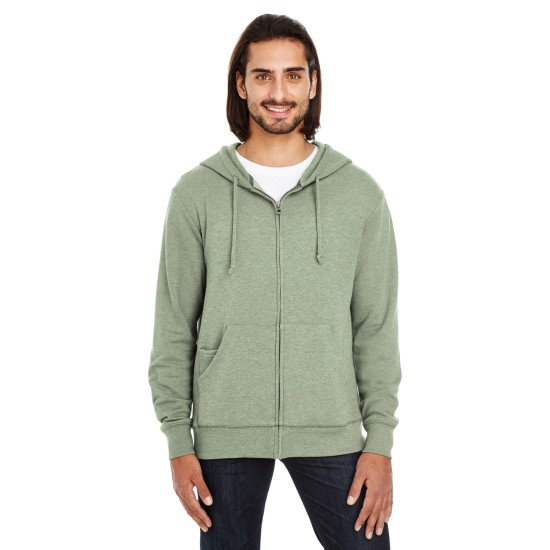 Threadfast Apparel - Unisex Triblend French Terry Full-Zip