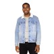 Unisex Sherpa-Lined Denim Jacket
