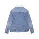 Unisex Sherpa-Lined Denim Jacket