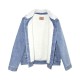 Unisex Sherpa-Lined Denim Jacket