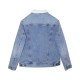 Unisex Sherpa-Lined Denim Jacket