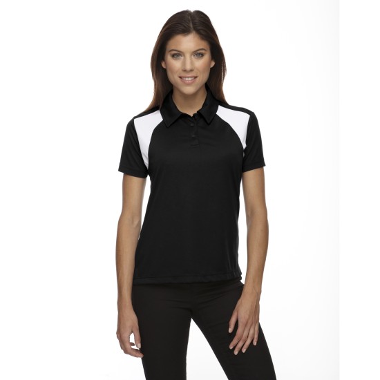 Ladies' Eperformance Colorblock Textured Polo