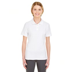 UltraClub - Ladies' Platinum Honeycomb Piqué Polo