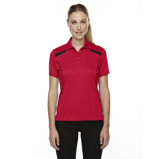 Ladies' Eperformance' Tempo Recycled Polyester Performance Textured Polo