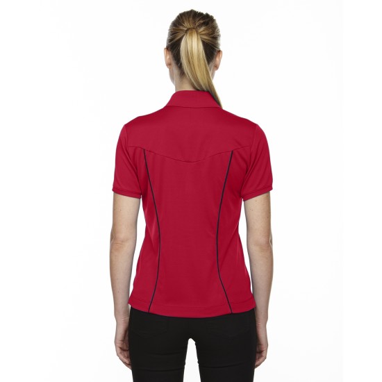 Ladies' Eperformance' Tempo Recycled Polyester Performance Textured Polo