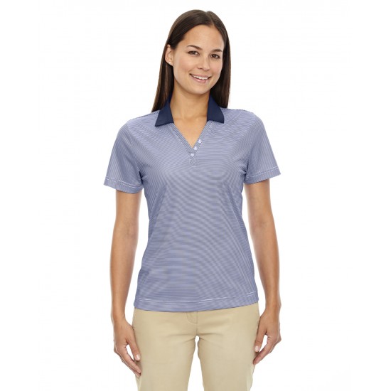 Ladies' Eperformance Launch Snag Protection Striped Polo
