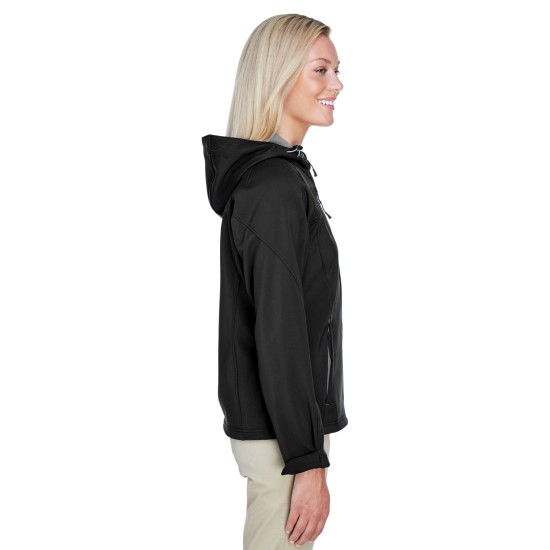 Ladies' Prospect Two-Layer Fleece Bonded Soft Shell Hooded Jacket