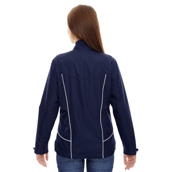 Ladies' Tempo Lightweight Recycled Polyester Jacket with Embossed Print