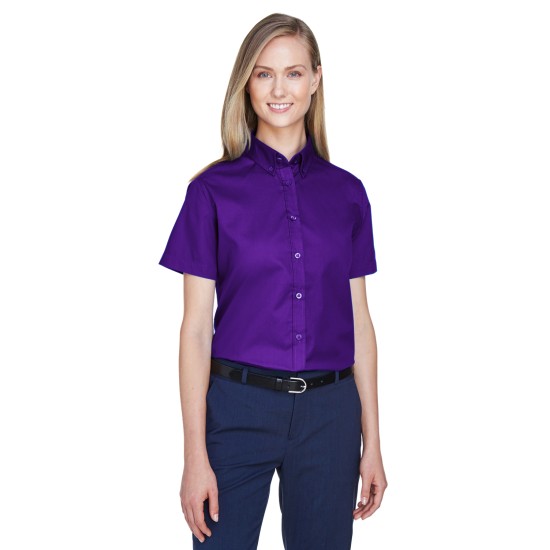 Ladies' Optimum Short-Sleeve Twill Shirt