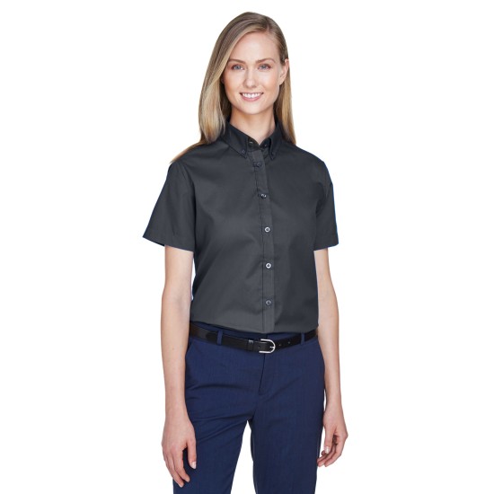 Ladies' Optimum Short-Sleeve Twill Shirt