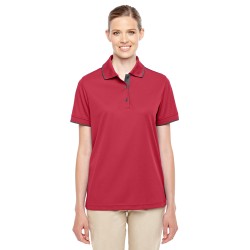 Ladies' Motive Performance Piqué Polo with Tipped Collar