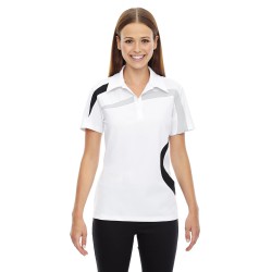 Ladies' Impact Performance Polyester Piqué Colorblock Polo