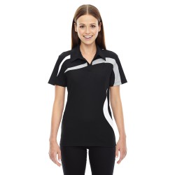 Ladies' Impact Performance Polyester Piqué Colorblock Polo