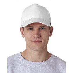 UltraClub - Adult Classic Cut Cotton Twill 5-Panel Cap