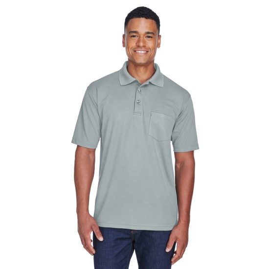 UltraClub - Adult Cool & Dry Mesh Piqué Polo with Pocket