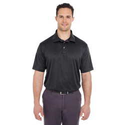 UltraClub - Men's Cool & Dry Jacquard Stripe Polo