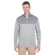 UltraClub - Adult Cool & Dry Sport Colorblock Quarter-Zip Pullover