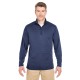 UltraClub - Adult Striped Quarter-Zip Pullover