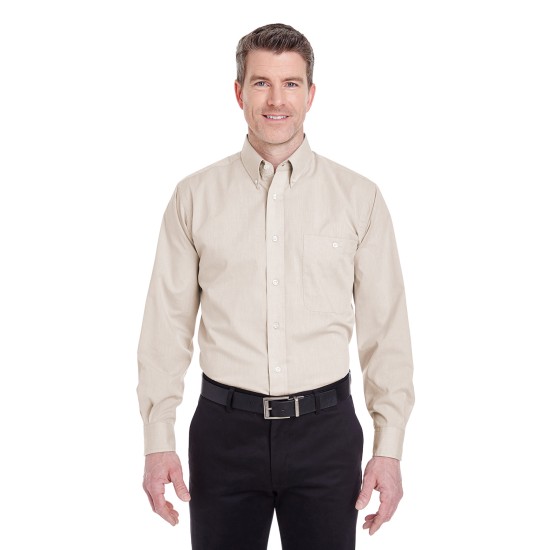 UltraClub - Men's Wrinkle-Resistant End-on-End