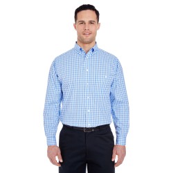 UltraClub - Men's Medium-Check Woven