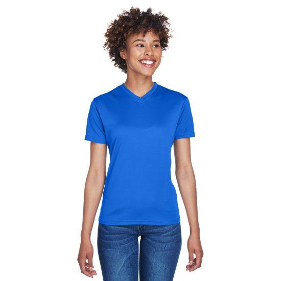 UltraClub - Ladies' Cool & Dry Sport V-Neck T-Shirt