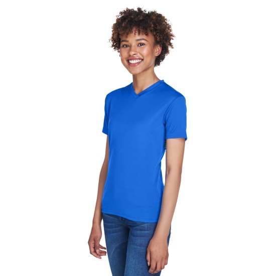 UltraClub - Ladies' Cool & Dry Sport V-Neck T-Shirt