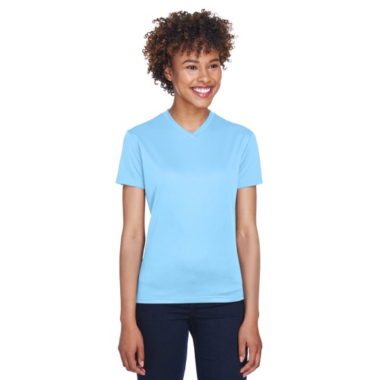 UltraClub - Ladies' Cool & Dry Sport V-Neck T-Shirt