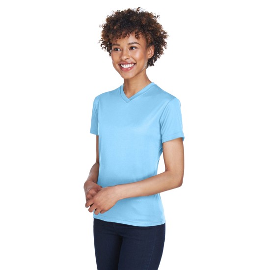 UltraClub - Ladies' Cool & Dry Sport V-Neck T-Shirt