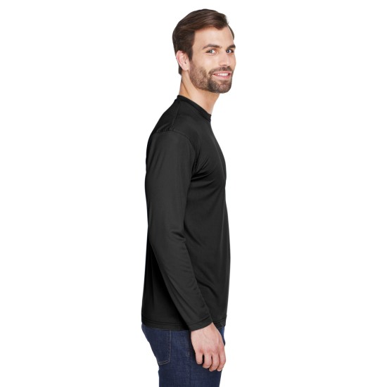 UltraClub - Adult Cool & Dry Sport Long-Sleeve Performance Interlock T-Shirt