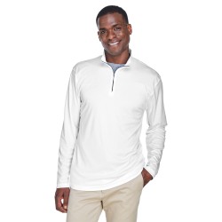 UltraClub - Men's Cool & Dry Sport Performance Interlock Quarter-Zip Pullover